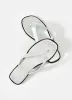 Lula Silver Leather Flip Flops sold by Mint Velvet