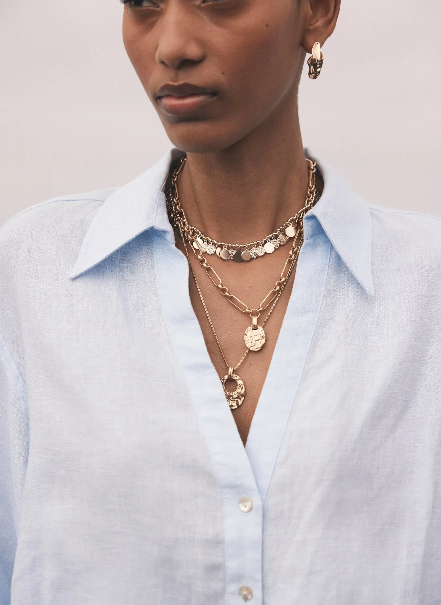 Blue Linen Resort Shirt sold by Mint Velvet product image thumbnail 3