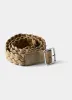 Neutral Suede Woven Belt sold by Mint Velvet