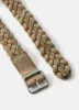 Neutral Suede Woven Belt sold by Mint Velvet