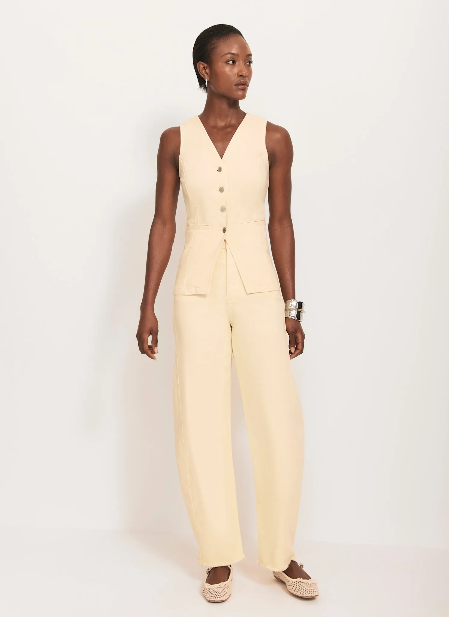 Yellow Barrel Leg Jeans sold by Mint Velvet product image thumbnail 5