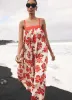 Red Floral Print Maxi Dress sold by Mint Velvet