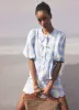 Blue Gingham Linen Top sold by Mint Velvet