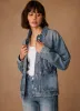 Indigo Waist Detail Denim Jacket sold by Mint Velvet