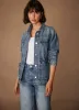 Indigo Waist Detail Denim Jacket sold by Mint Velvet