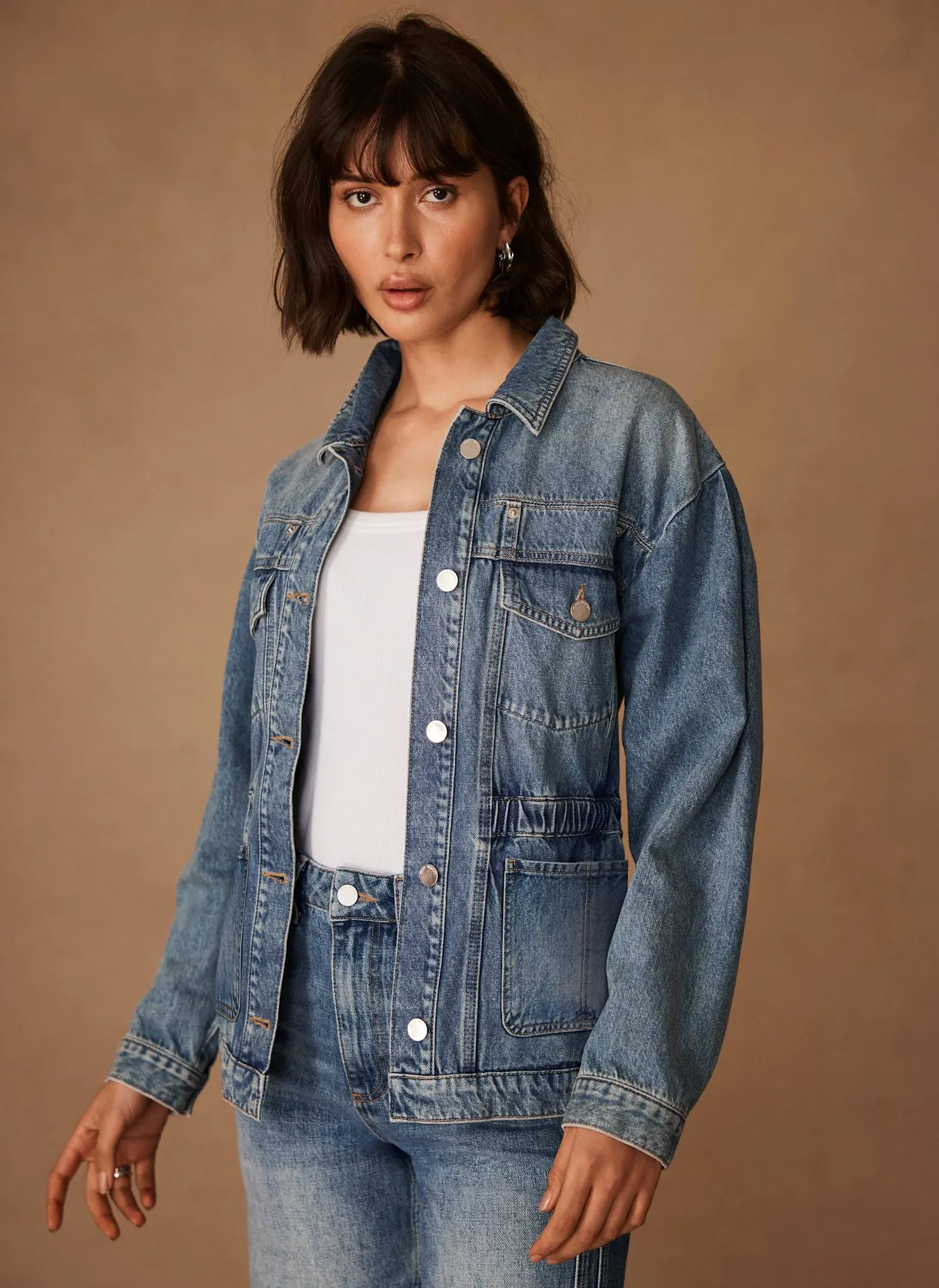 Indigo Waist Detail Denim Jacket sold by Mint Velvet product image thumbnail 5