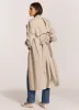 Neutral Double Breasted Trench Coat sold by Mint Velvet