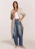 Neutral Double Breasted Trench Coat sold by Mint Velvet