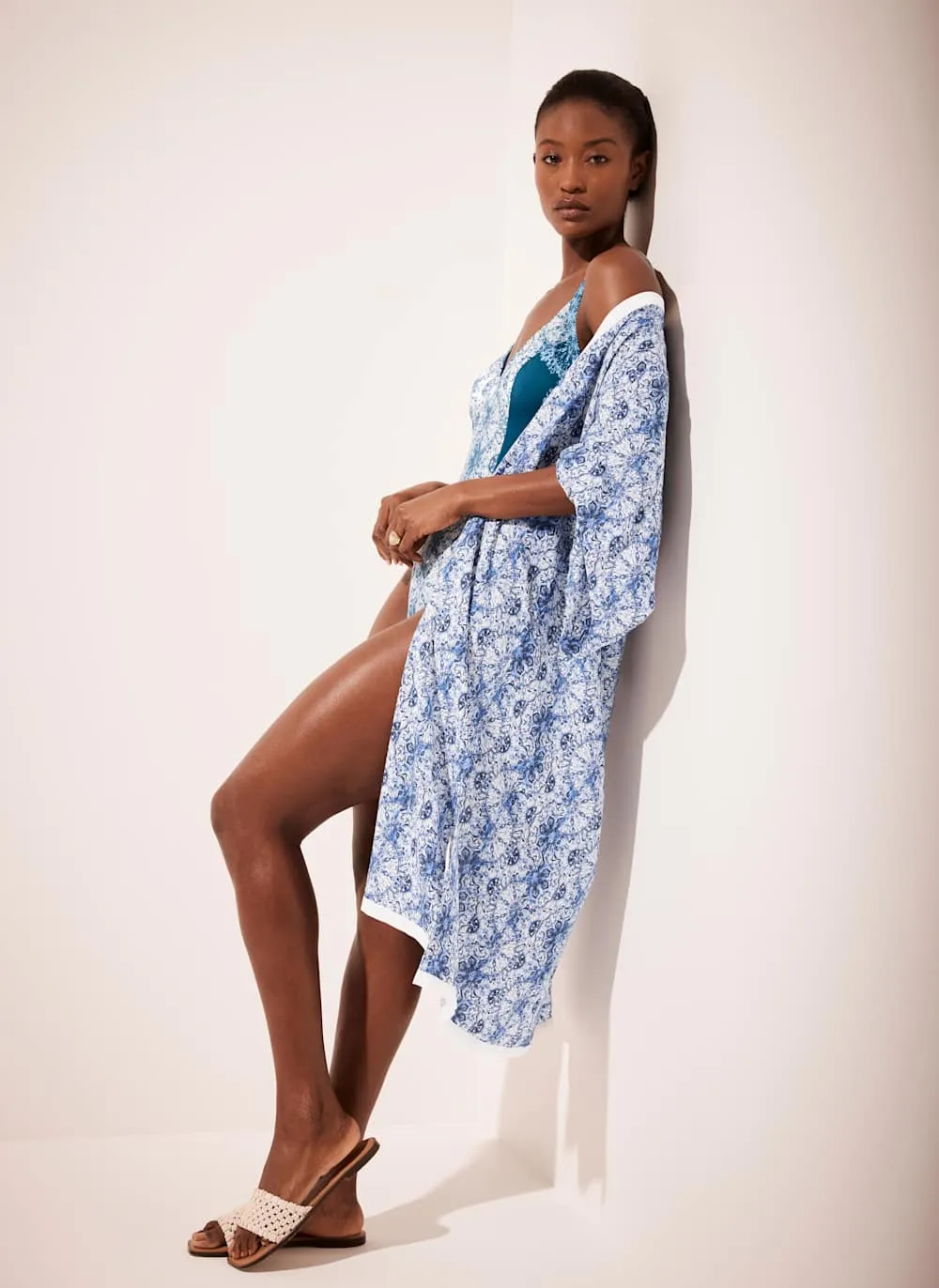 Blue Paisley Printed Cover Up sold by Mint Velvet product image thumbnail 2