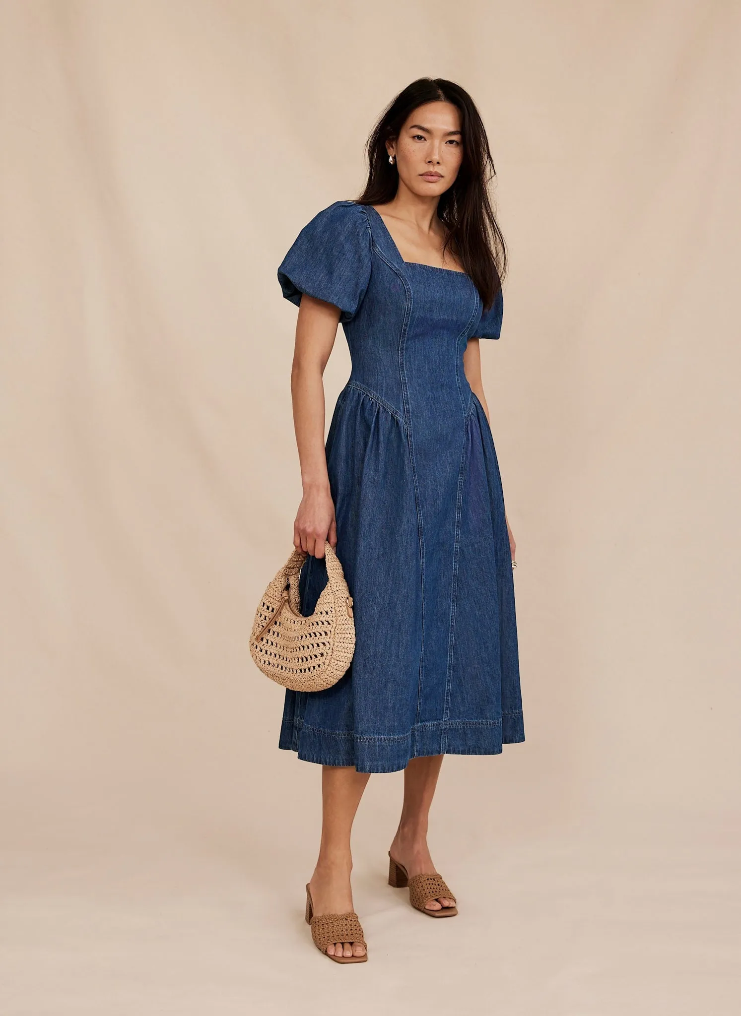 Indigo Denim Midi Dress sold by Mint Velvet