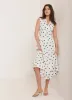 Cream Polka Dot Midi Dress sold by Mint Velvet