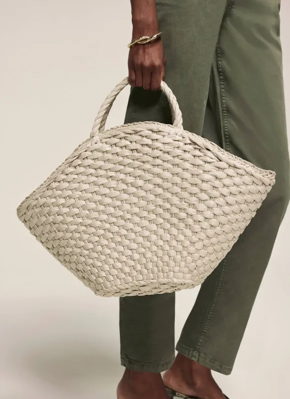 Neutral Woven Basket Bag sold by Mint Velvet