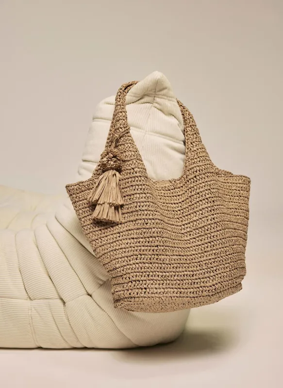 Neutral Oversized Tote Bag sold by Mint Velvet