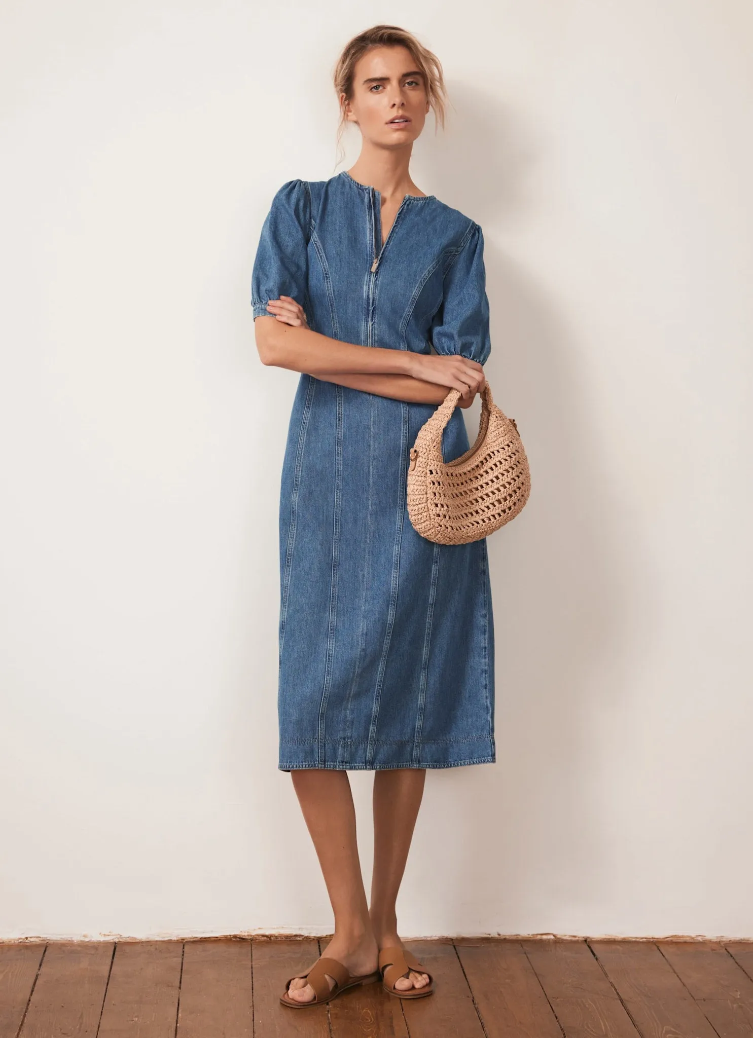 Indigo Denim Midi Dress sold by Mint Velvet