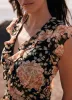 Orange Floral Print Midi Dress sold by Mint Velvet