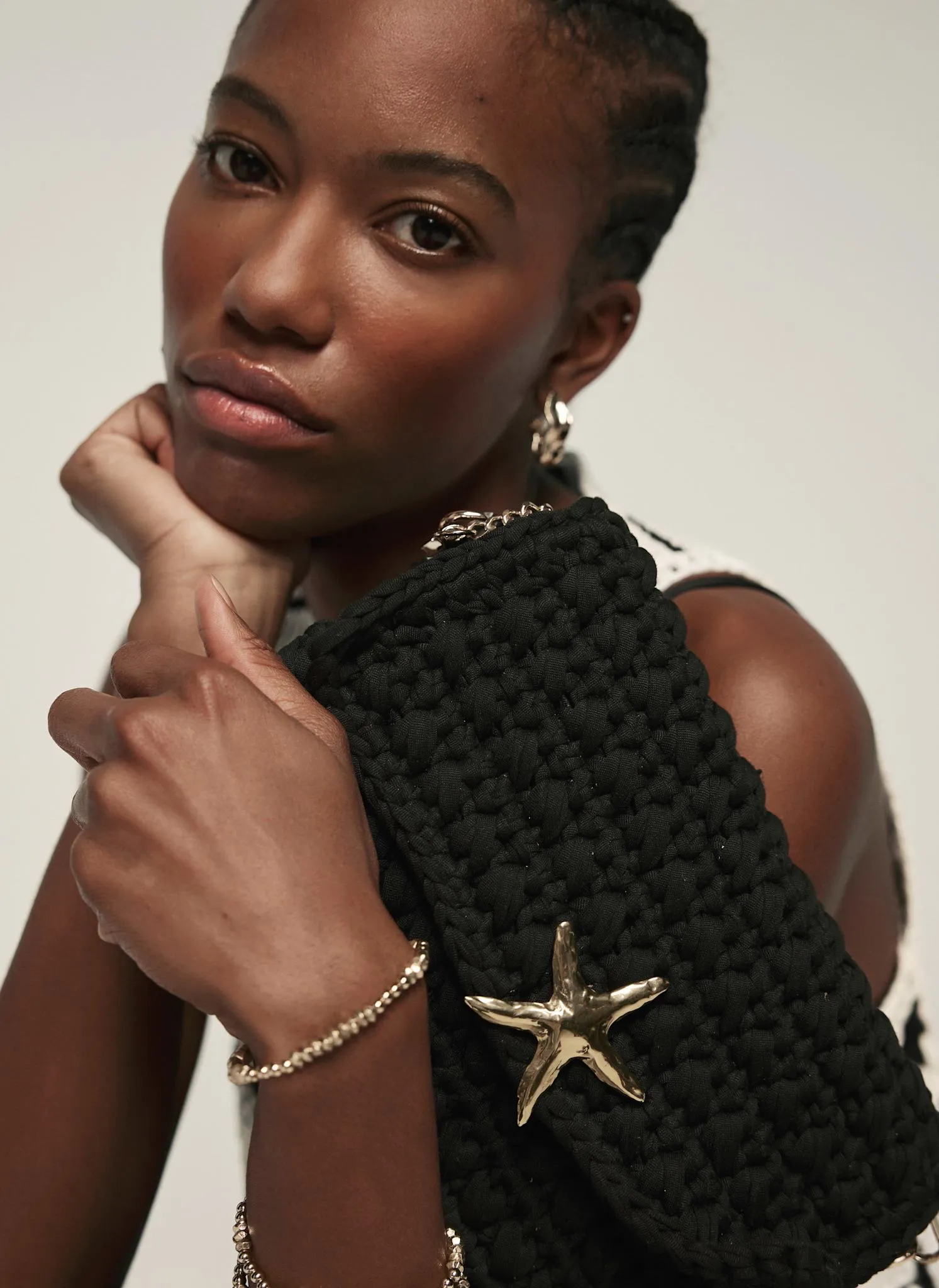 Black Woven Starfish Bag sold by Mint Velvet product image thumbnail 2