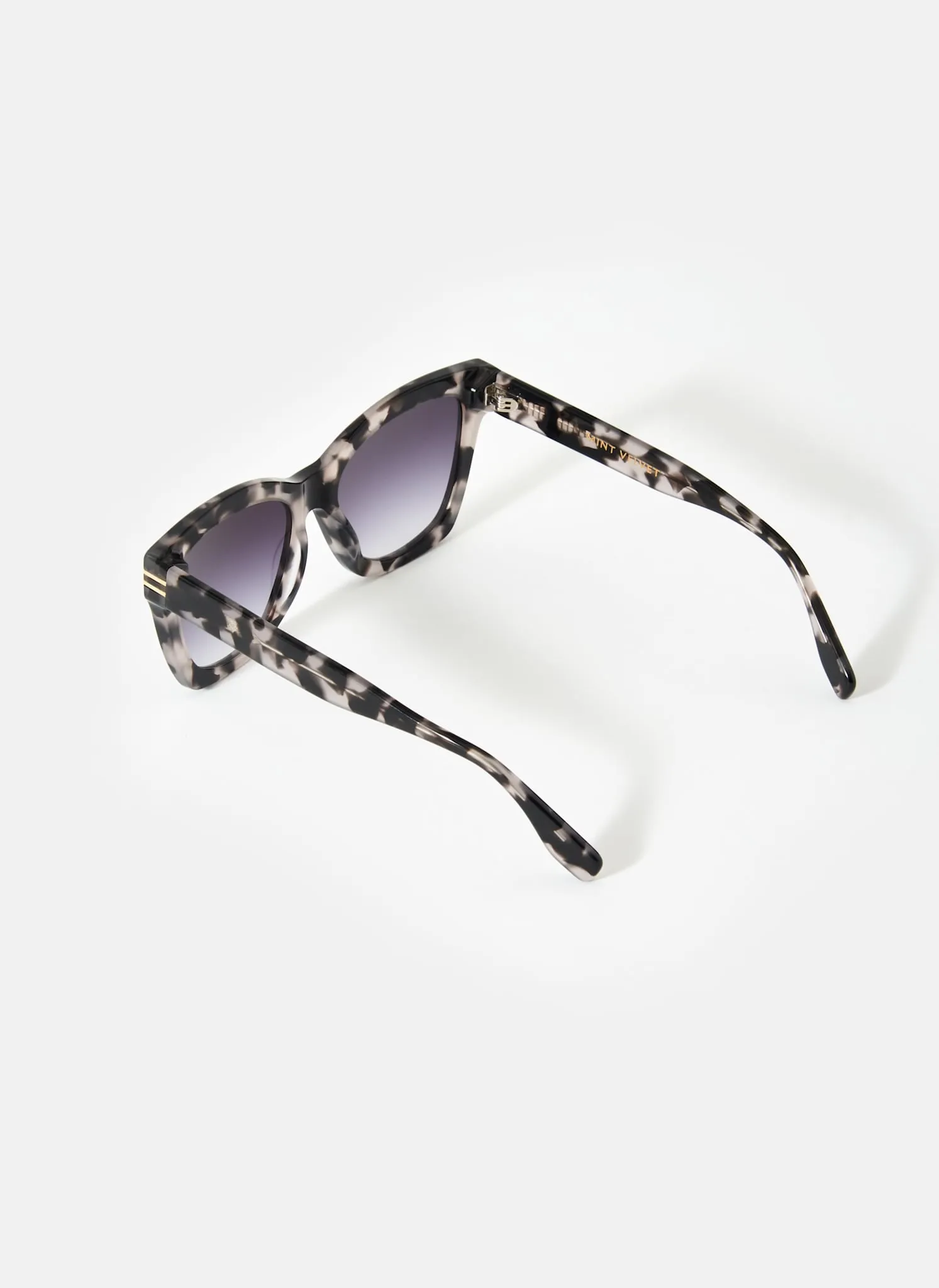 Grey Tortoiseshell Oversized Cat Eye Sunglasses sold by Mint Velvet product image thumbnail 3