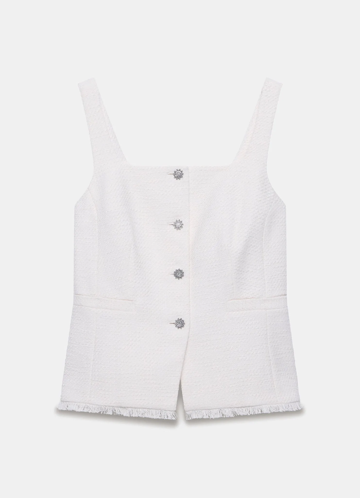 Cream Boucle Top sold by Mint Velvet product image thumbnail 5