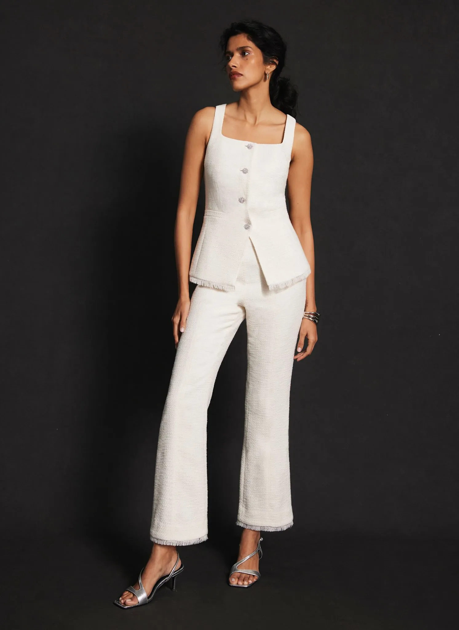 Cream Boucle Top sold by Mint Velvet product image thumbnail 4