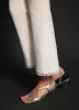 Cream Boucle Kick Flare Trousers sold by Mint Velvet