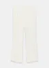 Cream Boucle Kick Flare Trousers sold by Mint Velvet