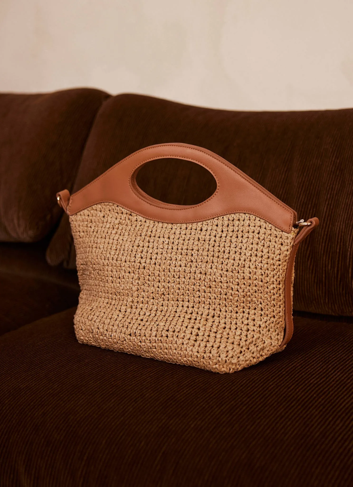 Neutral Woven Grab Bag sold by Mint Velvet product image thumbnail 2