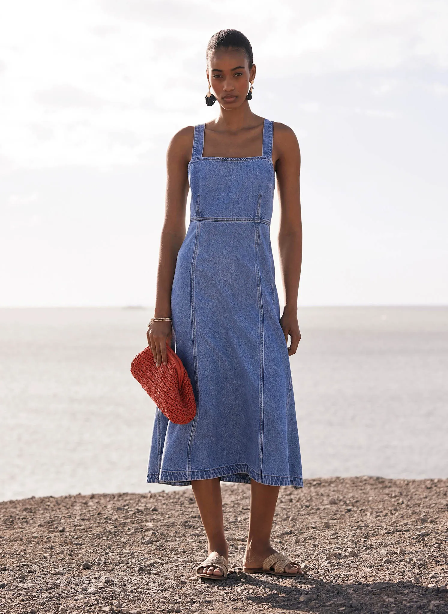 Blue Denim Midi Dress sold by Mint Velvet