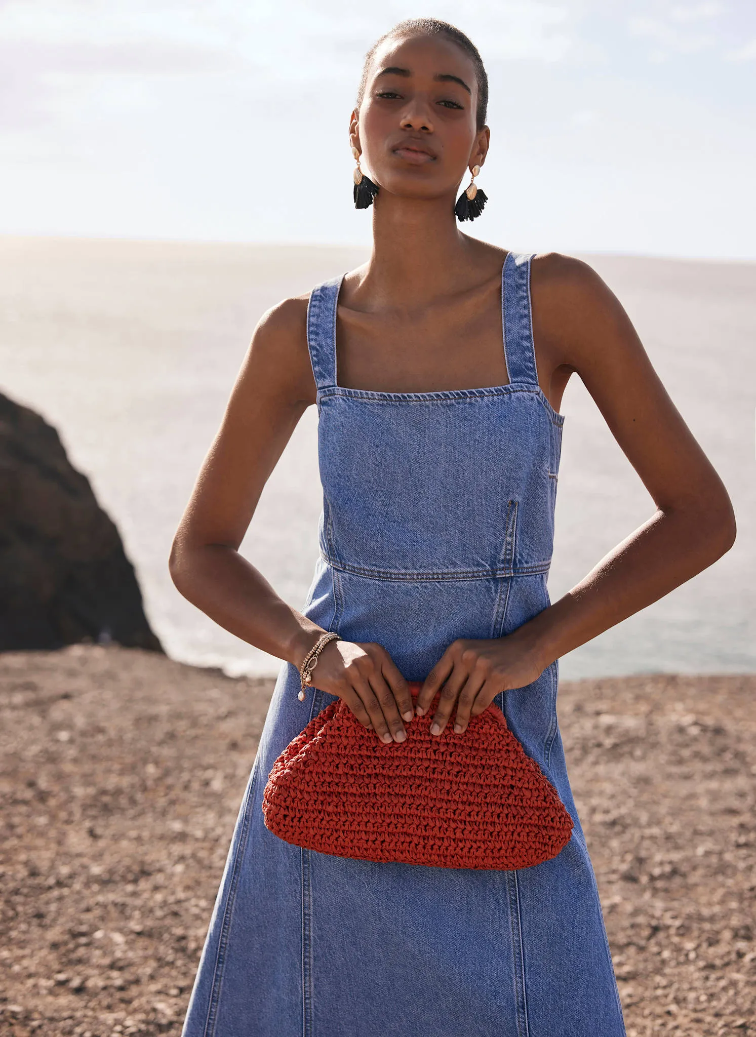 Blue Denim Midi Dress sold by Mint Velvet product image thumbnail 2