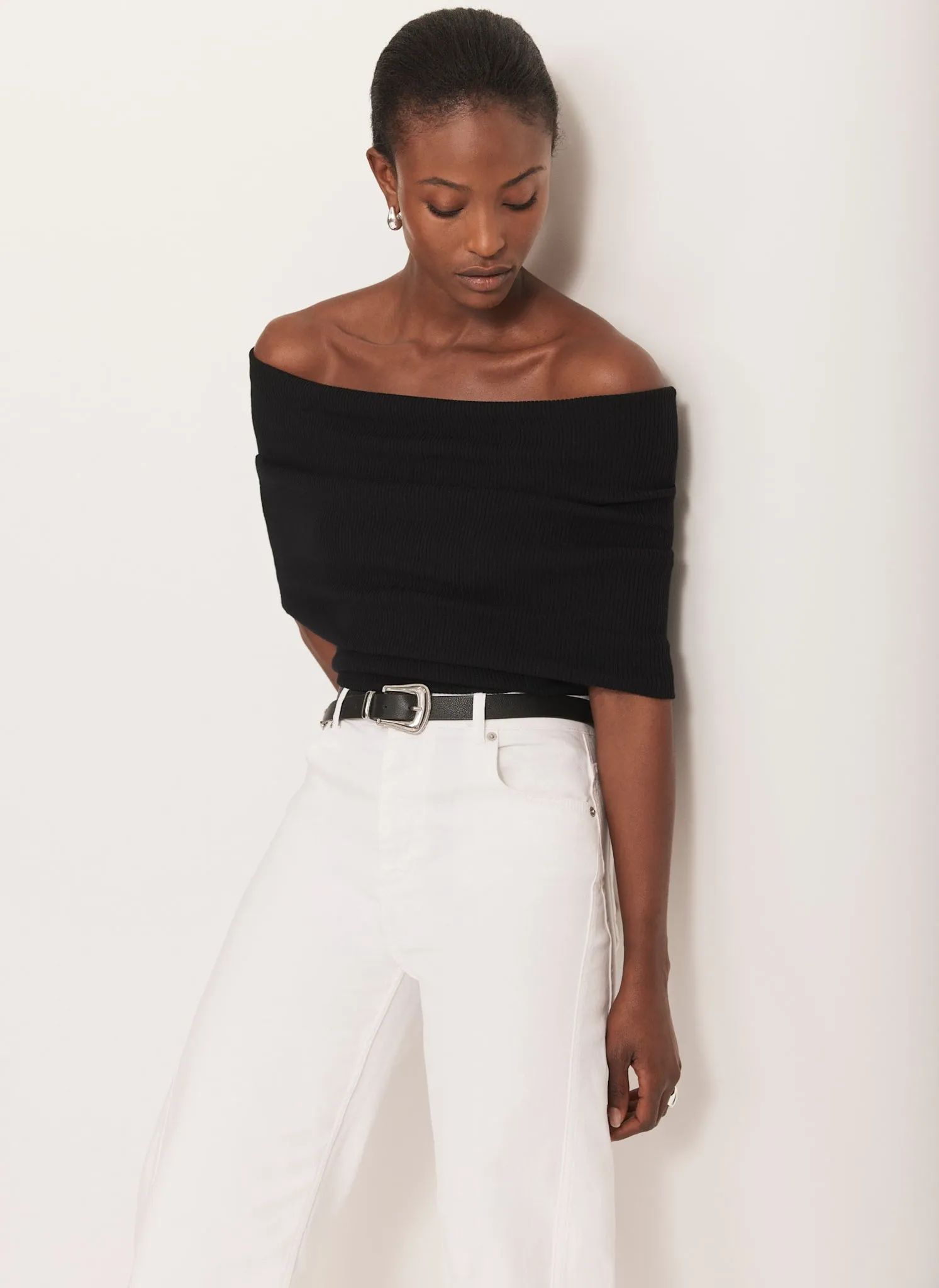 Black Sleeveless Knit Top sold by Mint Velvet