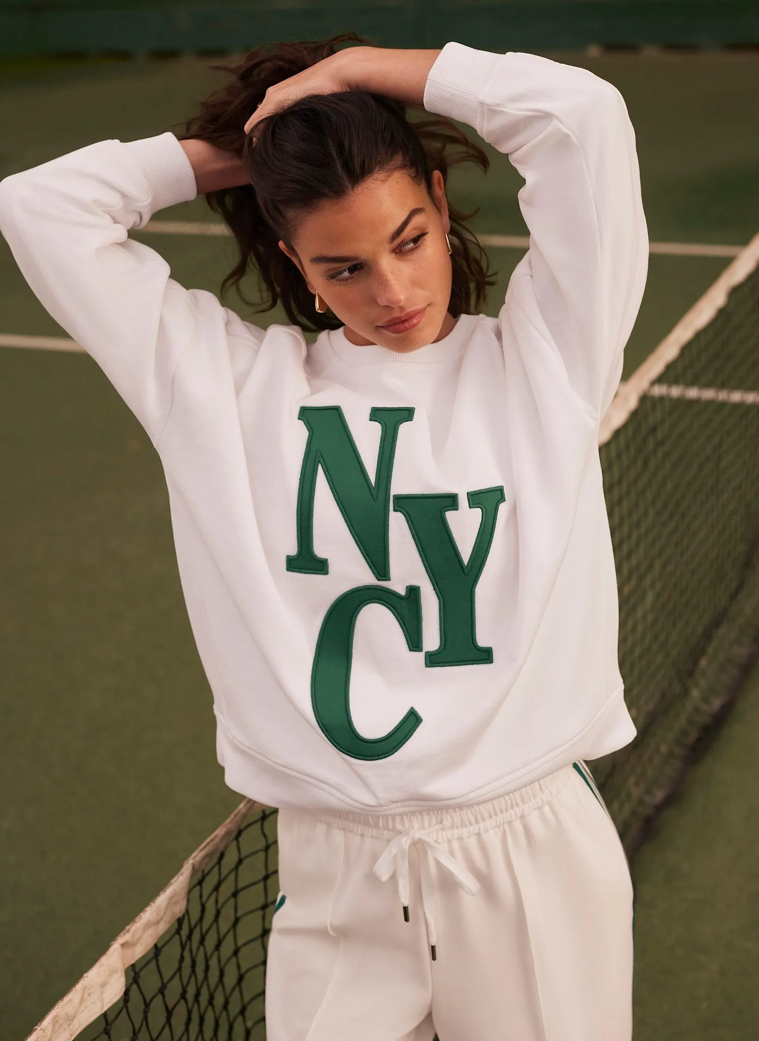 White New York Sweatshirt sold by Mint Velvet product image thumbnail 2