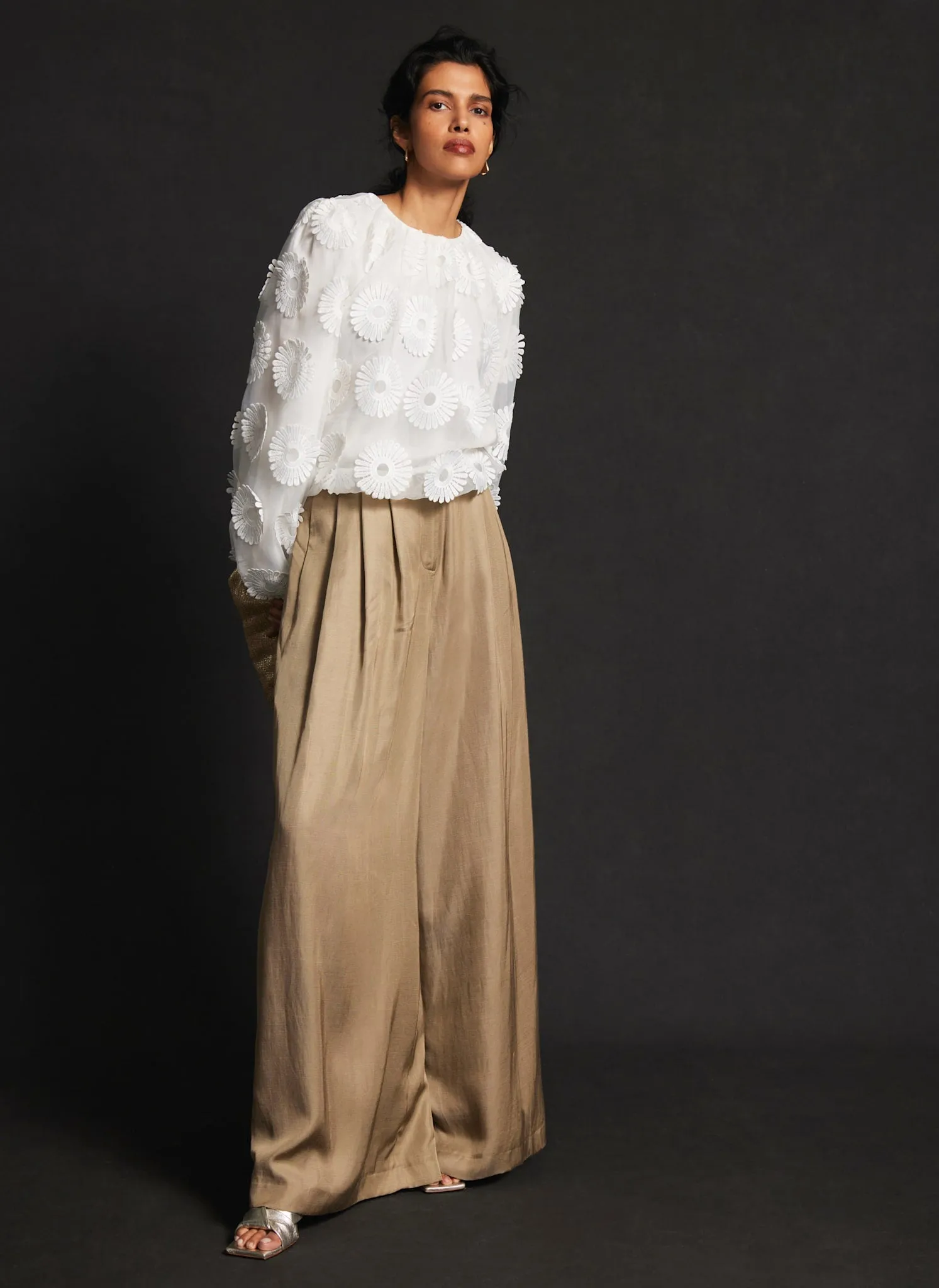 White Floral Applique Top sold by Mint Velvet product image thumbnail 5