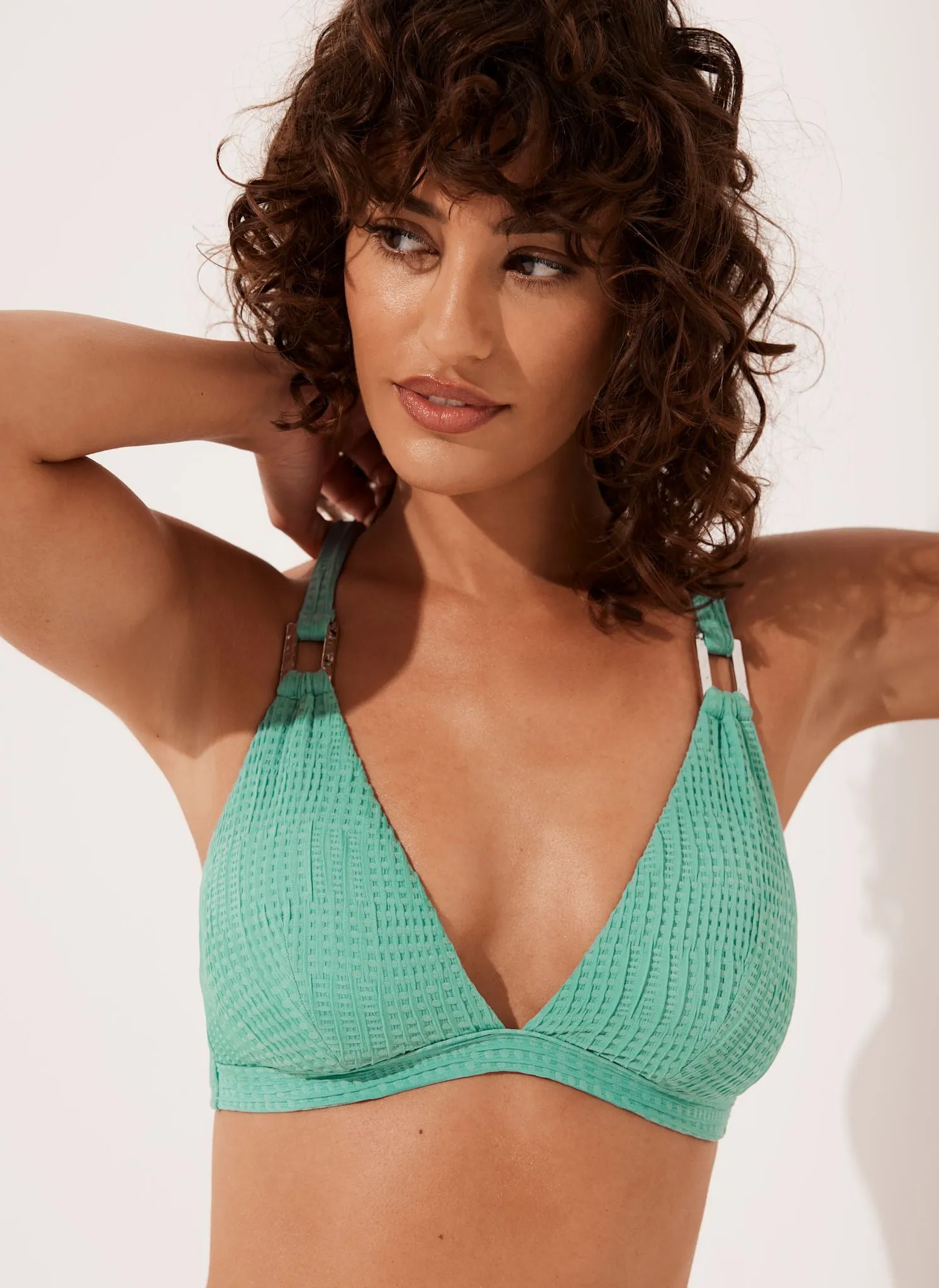 Turquoise Triangle Bikini Top sold by Mint Velvet product image thumbnail 2
