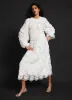 White Floral Applique Midi Skirt sold by Mint Velvet