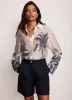 Palm Print Longline Shirt sold by Mint Velvet