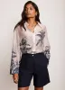 Palm Print Longline Shirt sold by Mint Velvet