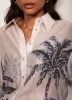 Palm Print Longline Shirt sold by Mint Velvet