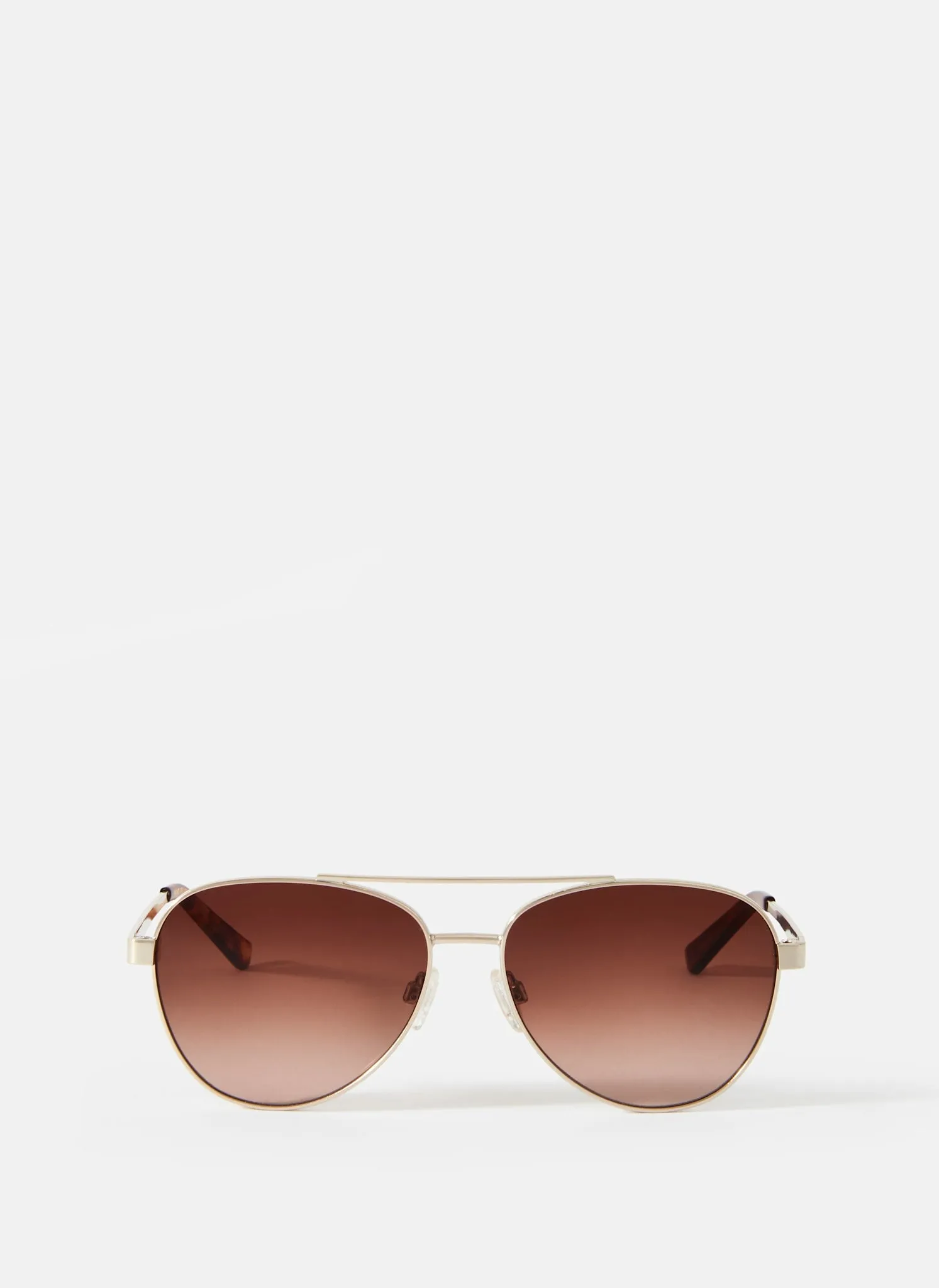 Gold Tone Gradient Aviator Sunglasses sold by Mint Velvet