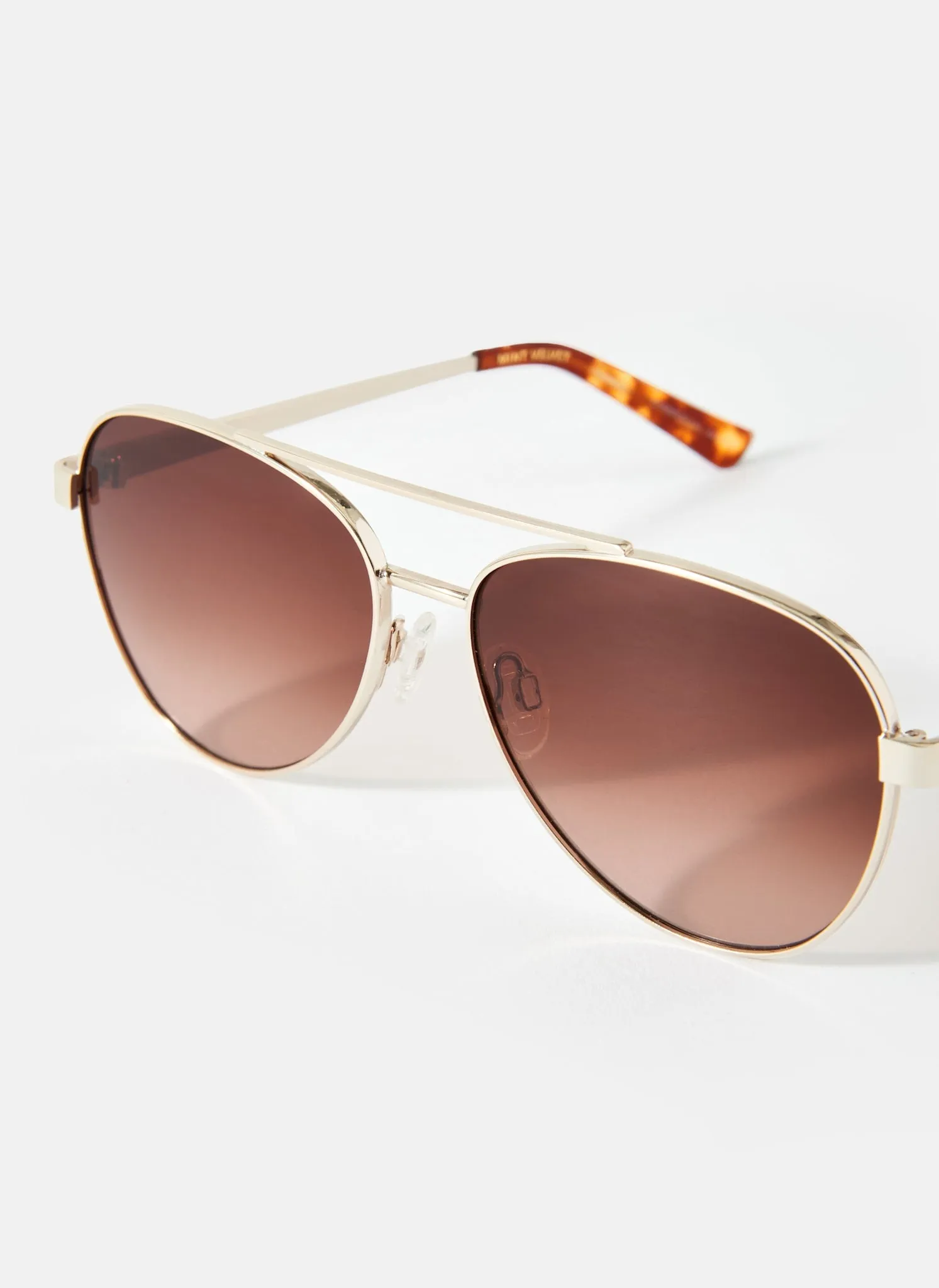 Gold Tone Gradient Aviator Sunglasses sold by Mint Velvet product image thumbnail 4