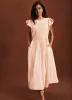 Pink Crochet Cotton Midi Dress sold by Mint Velvet