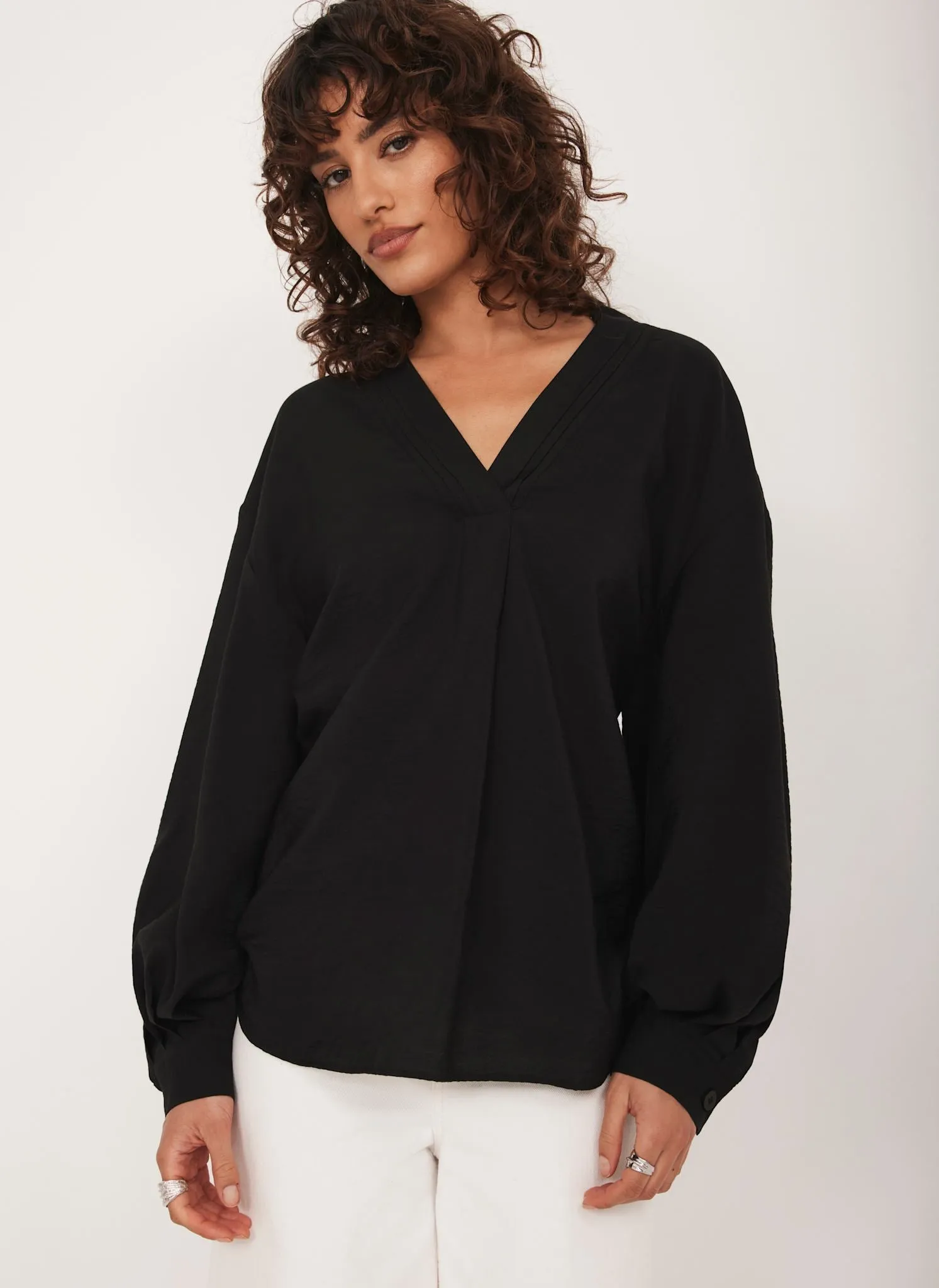 Black Throw On Shirt sold by Mint Velvet product image thumbnail 4