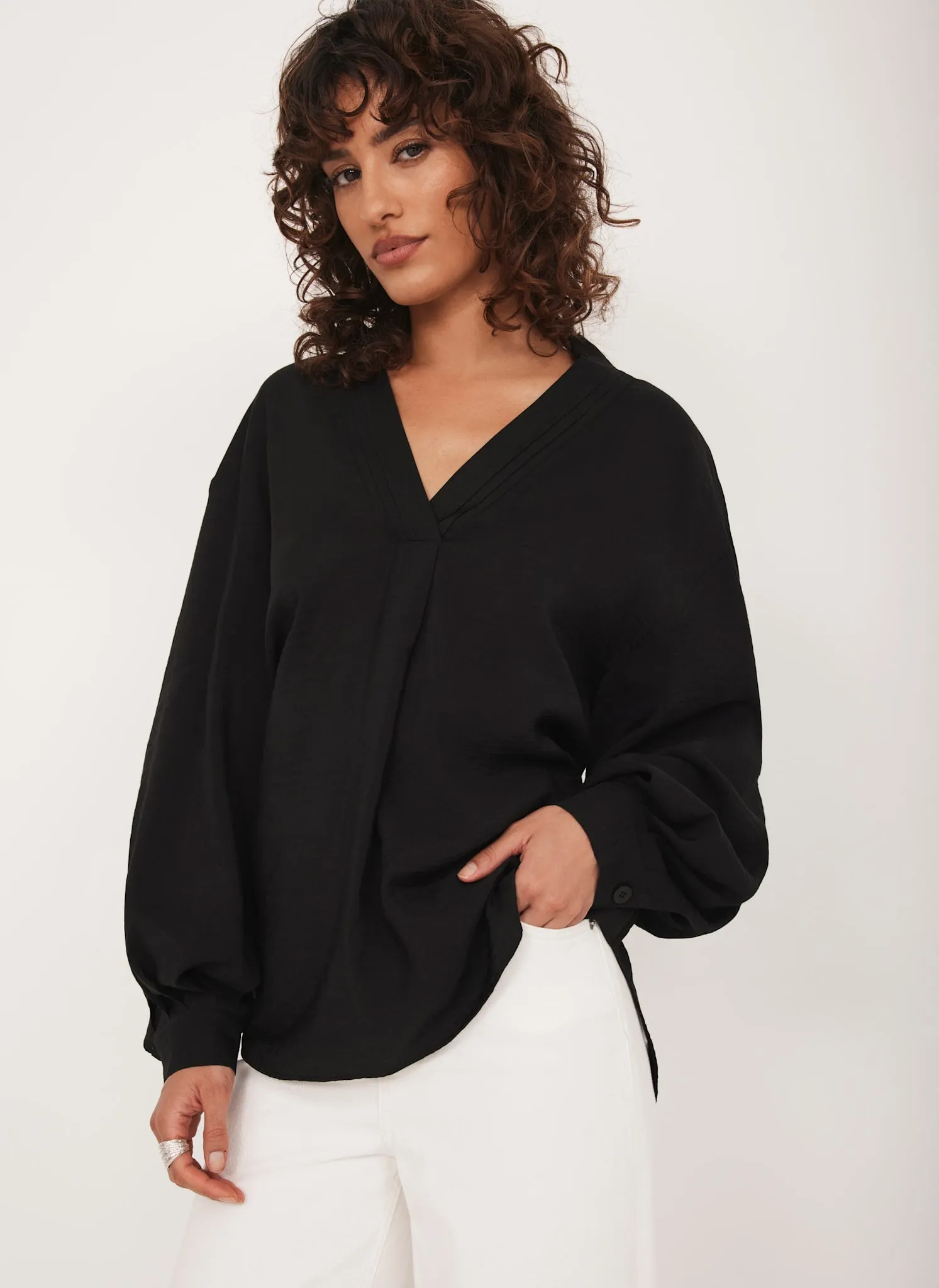 Black Throw On Shirt sold by Mint Velvet product image thumbnail 3