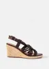 Susie Brown Leather Rope Wedge Heels sold by Mint Velvet
