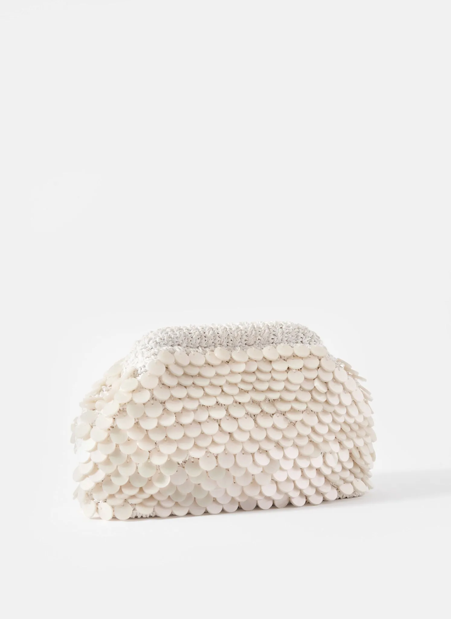 Cream Embellished Clutch Bag sold by Mint Velvet product image thumbnail 3