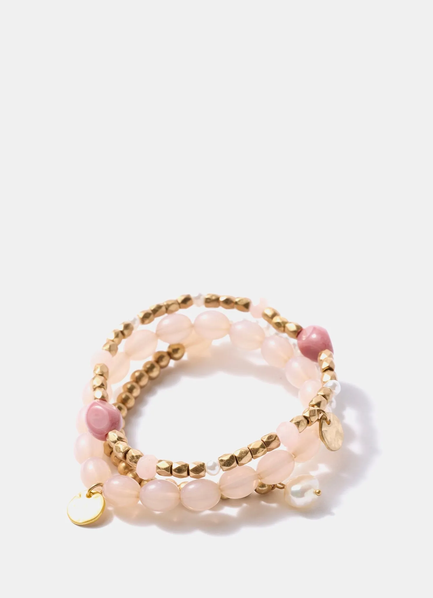 Pink Beaded Bracelet Set sold by Mint Velvet