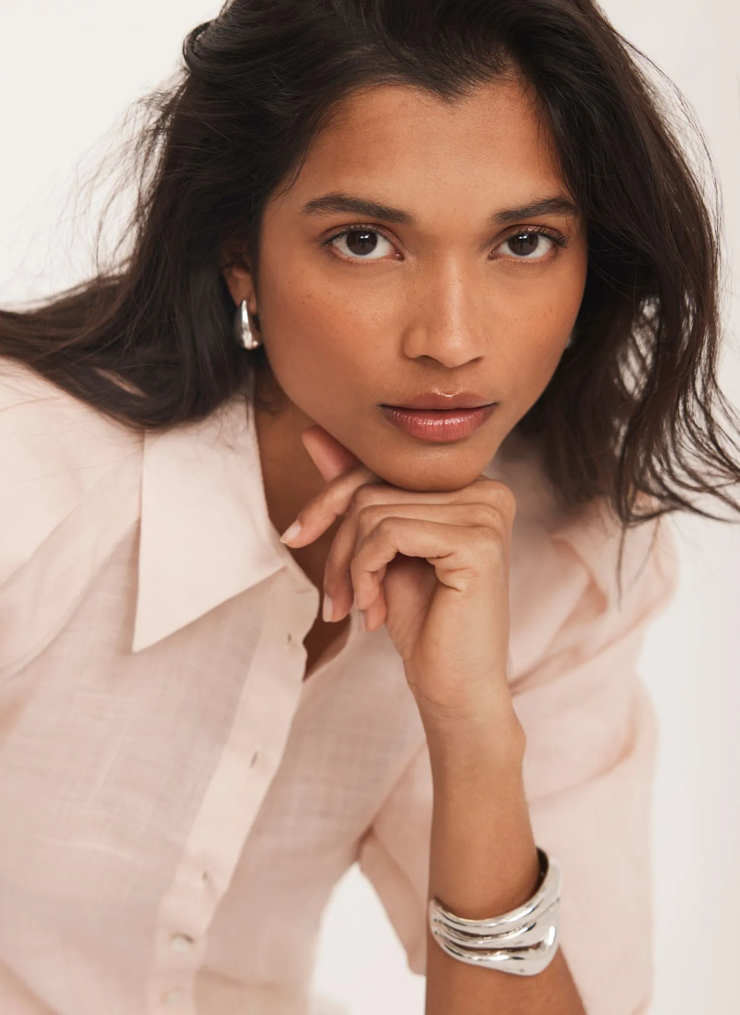 Pink Puff Sleeve Shirt sold by Mint Velvet product image thumbnail 5