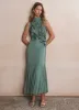 Teal Embroidered Applique Maxi Dress sold by Mint Velvet