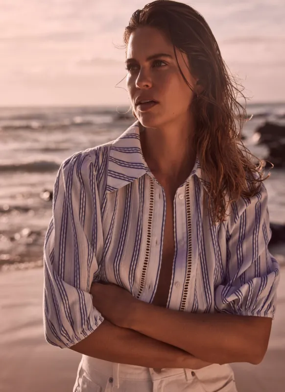 White Striped Shirt sold by Mint Velvet