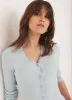 Blue Scallop Trim Cardigan sold by Mint Velvet