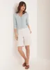 Blue Scallop Trim Cardigan sold by Mint Velvet