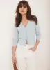 Blue Scallop Trim Cardigan sold by Mint Velvet